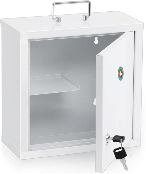 steel medicine cabinet uk|wall mounted lockable medication cabinet.